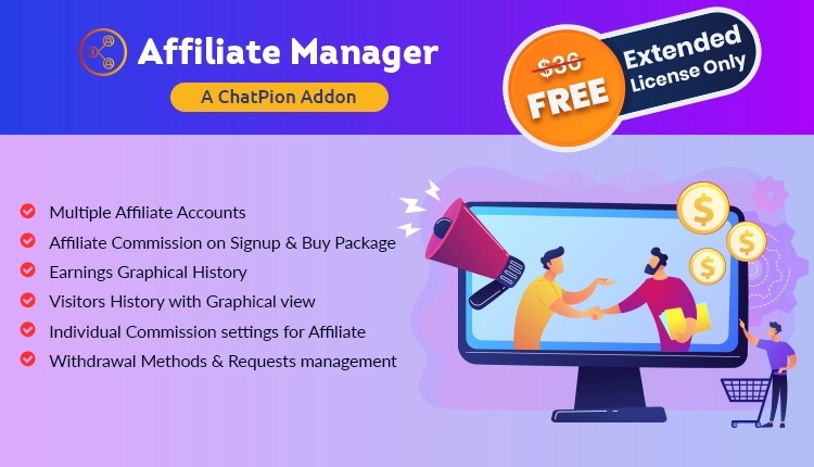Affiliate-Manager-Chatpion-add-on-Nulled